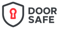 Door Safe logo with a shield and keyhole icon on a white background